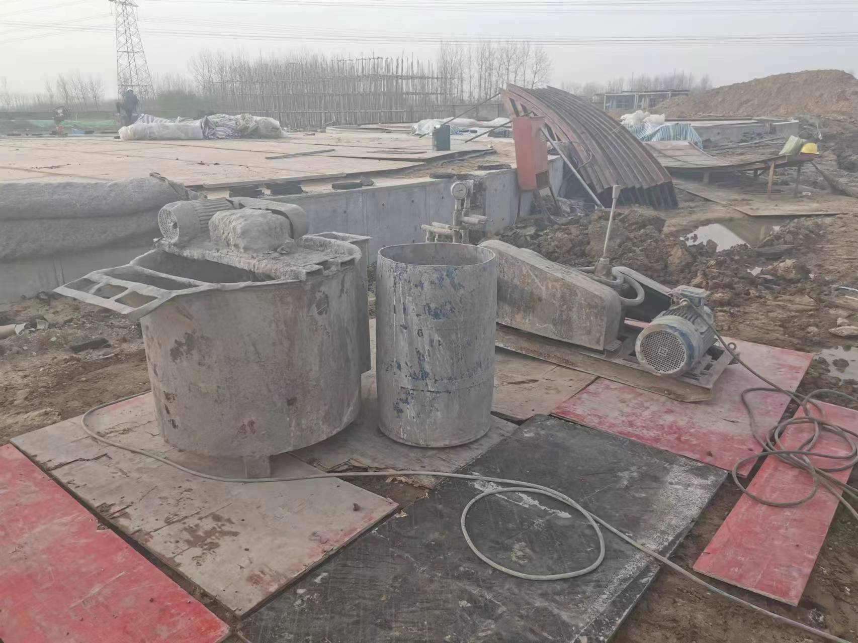 河东设备基础注浆